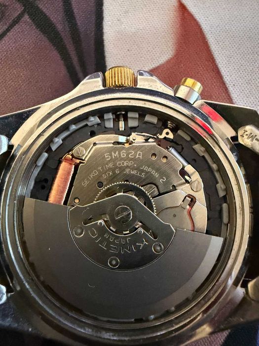Seiko Kinetic 5M62-0AV0 – Acumulator nou – Cutie inclusă