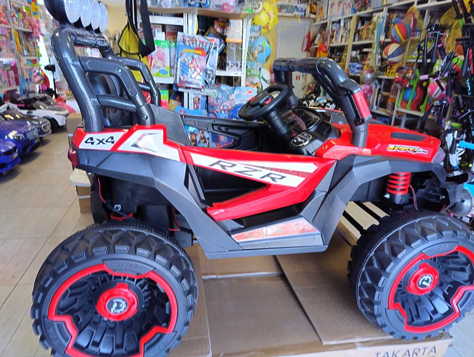 SAFARI двуместен акумулаторен джип JAKARTA 4x4 червен