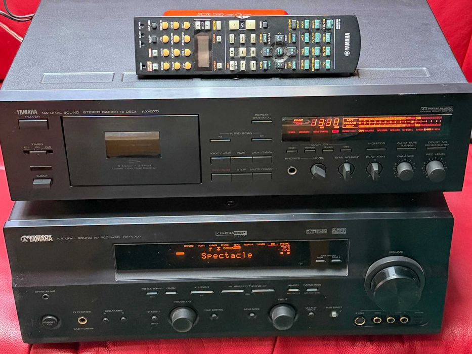 Receiver Yamaha RXV 757 si Deck KX 670