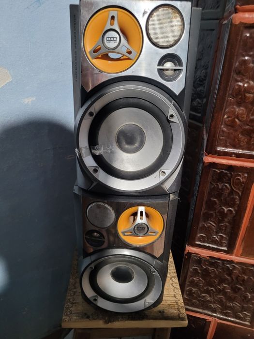 Boxe active/pasive Philips MAX Sound - 3-Way Bass System (Funcționale)