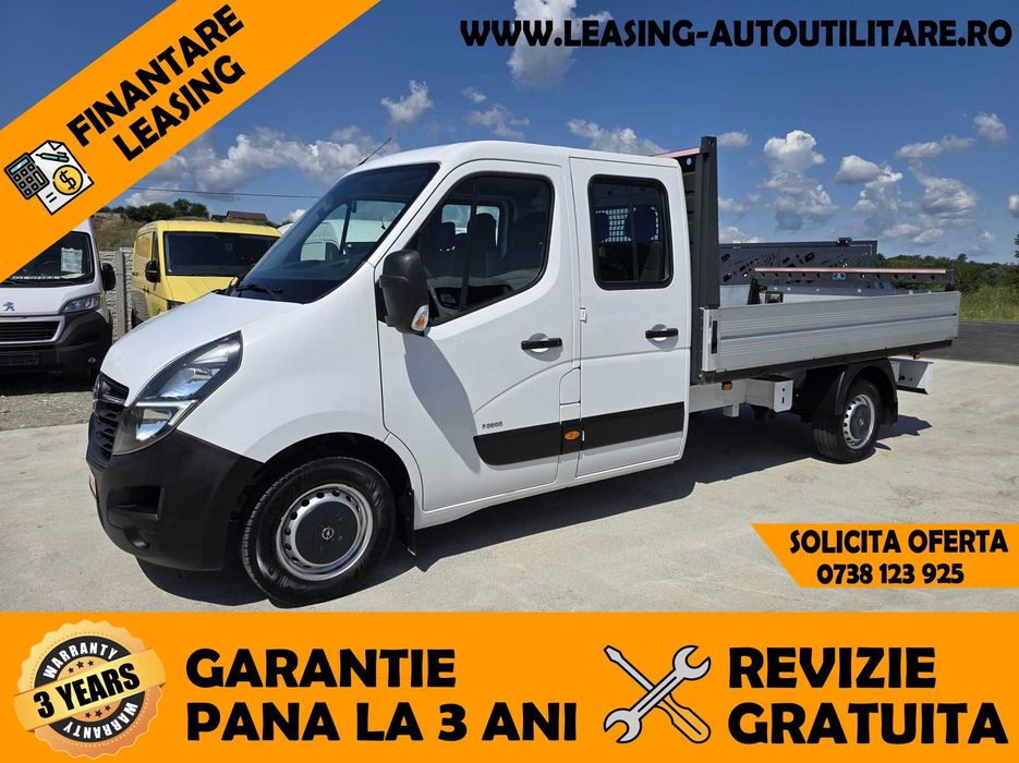 2020 Opel Movano DOKA 7 Locuri+Bena L=3.20m