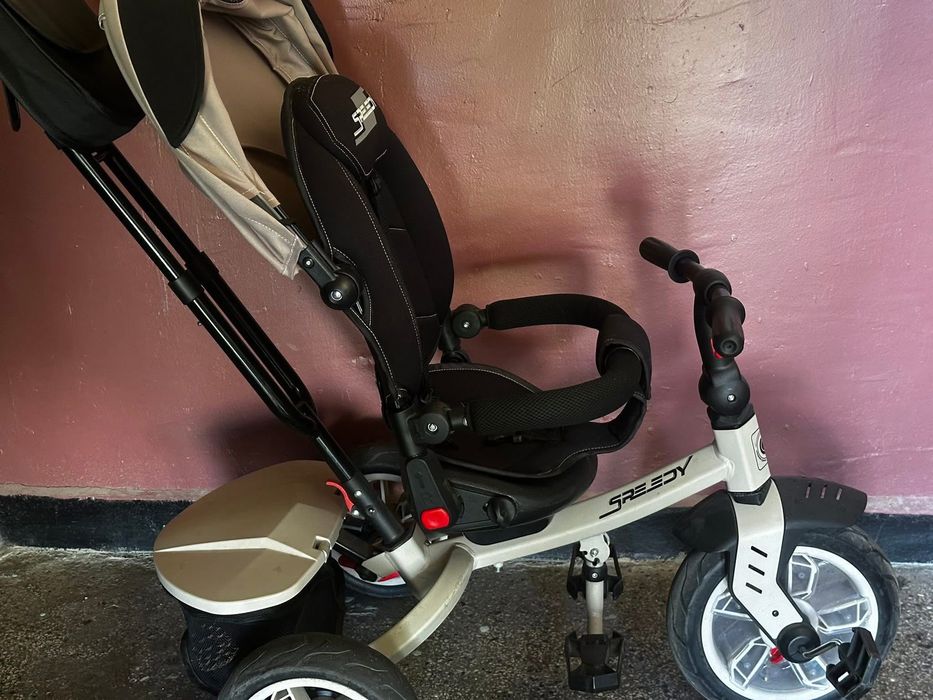 Детска триколка SPEEDY AIR GREY BLACK