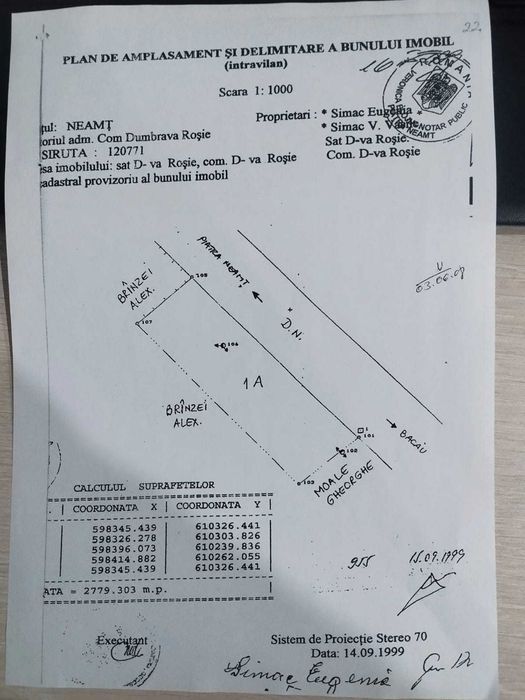 Teren DUMBRAVA ROSIE - de vanzare/de inchiriat