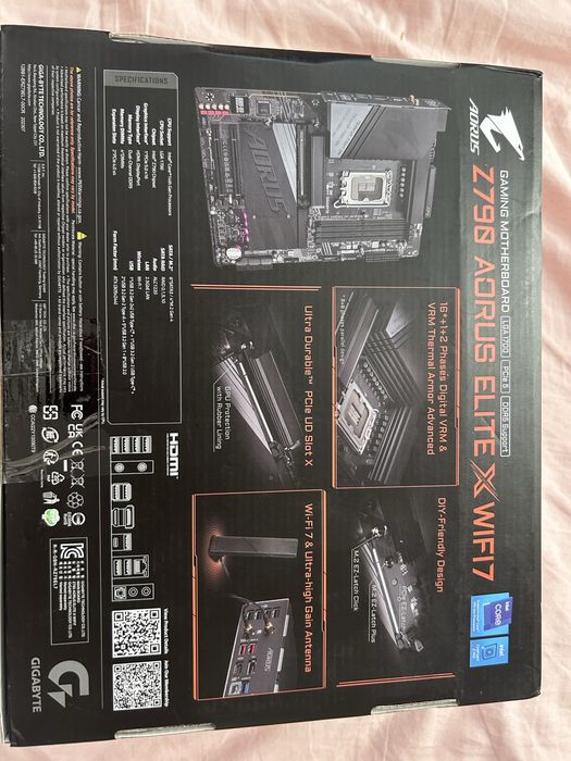 Motherboard (дънна платка) Gigabyte z790 Aorus EliteX WIFI