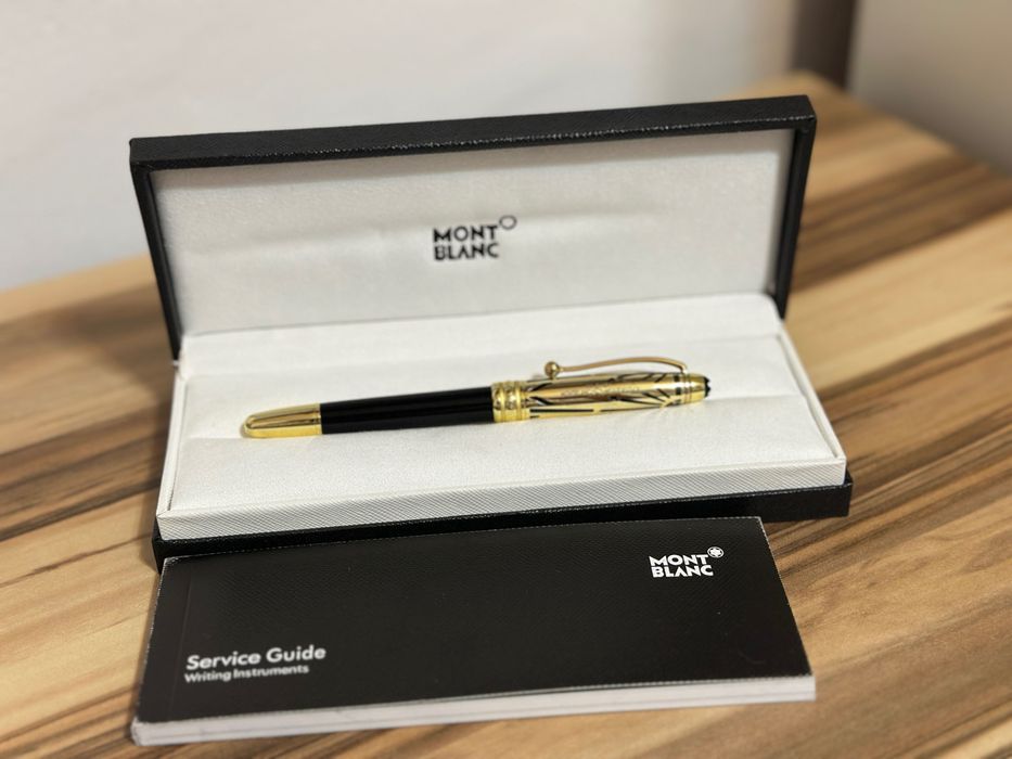 Stilou Montblanc Meisterstuck 100 years, Fountain Pen negru/auriu