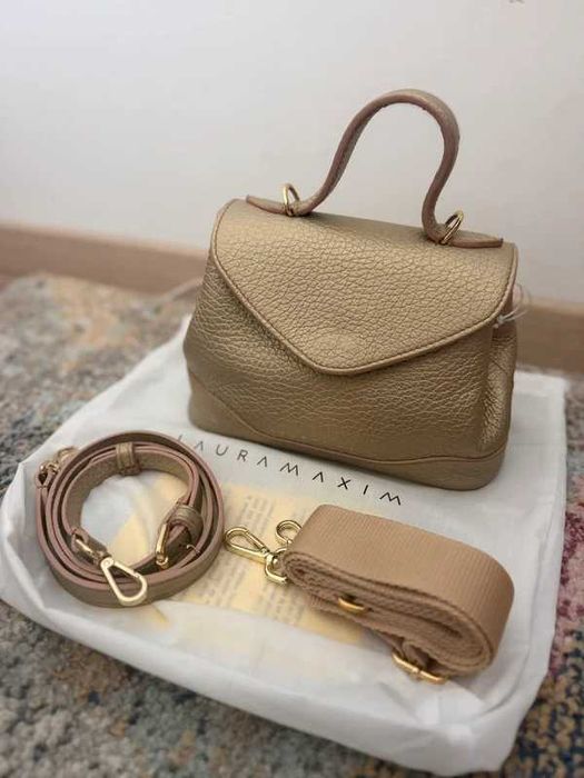 Geanta Laura Maxim Mina Mini Gold