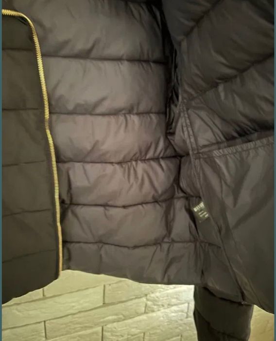 Модерно черно яке ZARA гъши пух