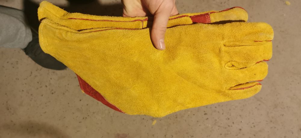 Краги сварочные перчатки. Резчика рукав.