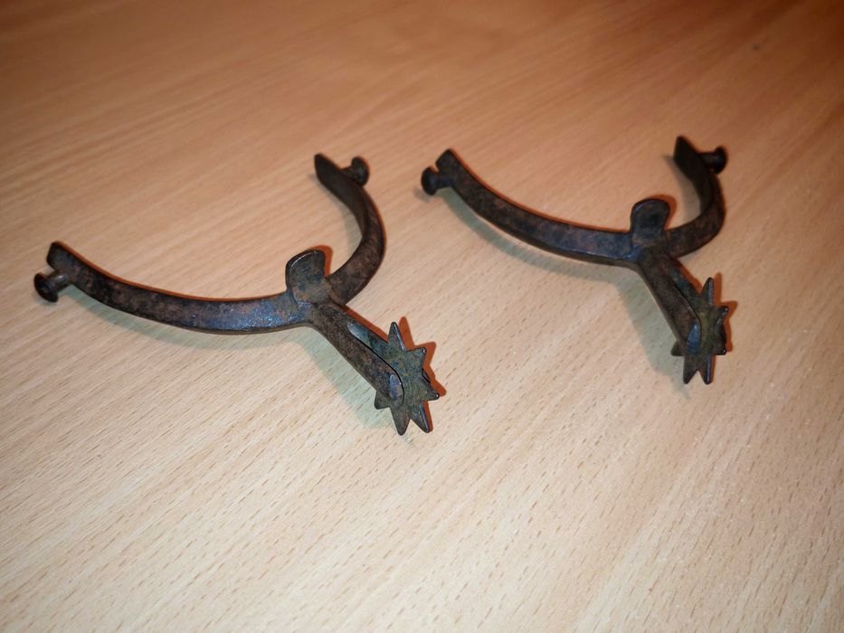 Pinteni original cavalerie husar din anii 1840-1880 Huszár sarkantyú