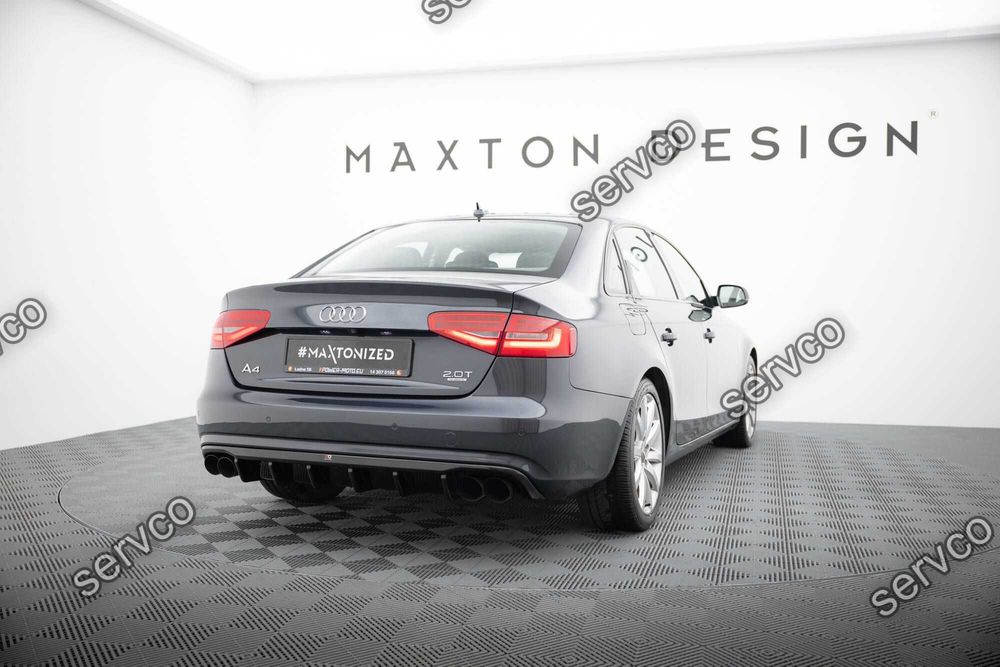 Difuzor bara spate Audi A4 B8.5 Facelift 2011-2015 v22 Maxton Design