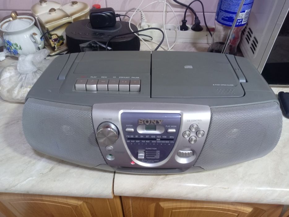 Sony boombox cd кассета