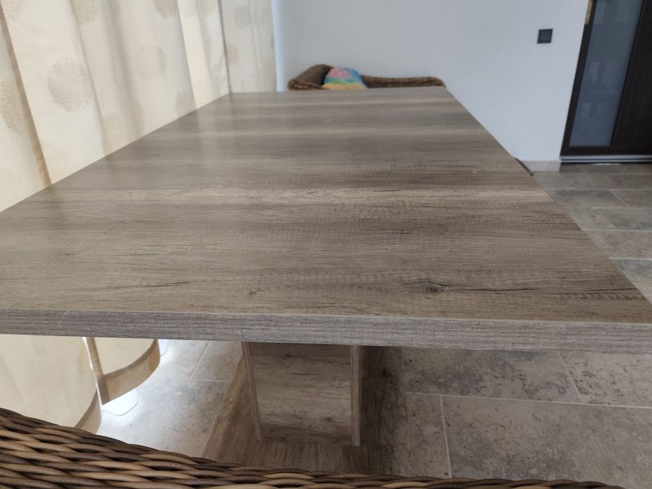 Masă dining / living extensibilă Natürlich Tiziano (Stejar Antic) - Stare excelentă