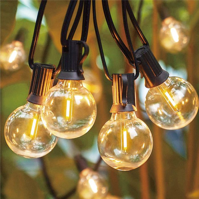 Външни декоративни лампички 10м, G40, за балкон, градина