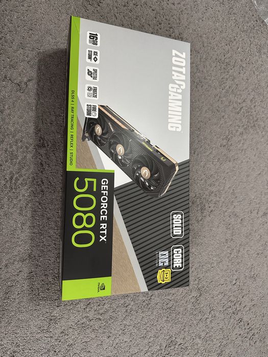 RTX 5080 16GB ZOTAC GAMING OC – ca nouă, performanță extremă
