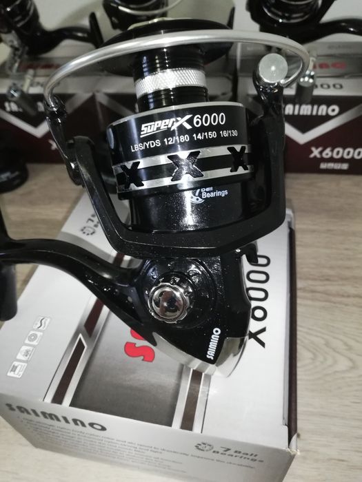 Set 3 Mulinete SAIMINO Super X6000 7 Rulmenti Giurgiu • OLX.ro