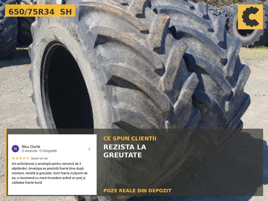 Cauciucuri 650/75R34 Vredestein Anvelope Tractor Combina SH LIVRARE
