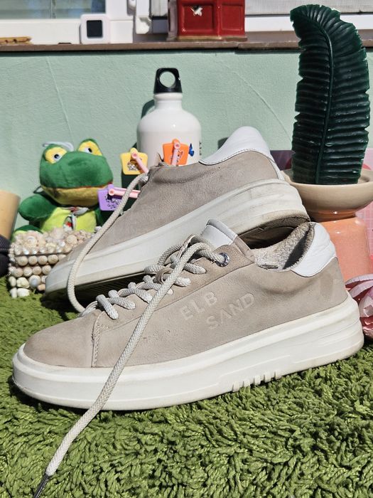 Elbsand кецове естествен велур N41