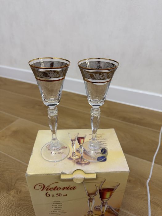 Продается рюмки Victoria (Bohemia)