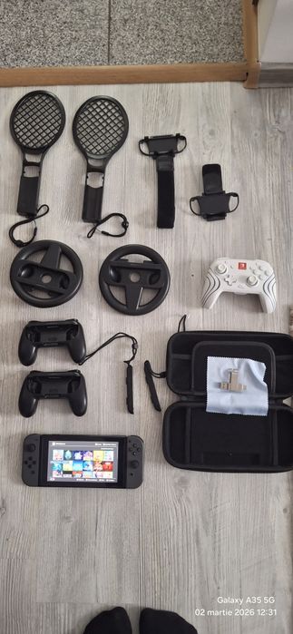 Nintendo switch v2 modat,pachet  complet