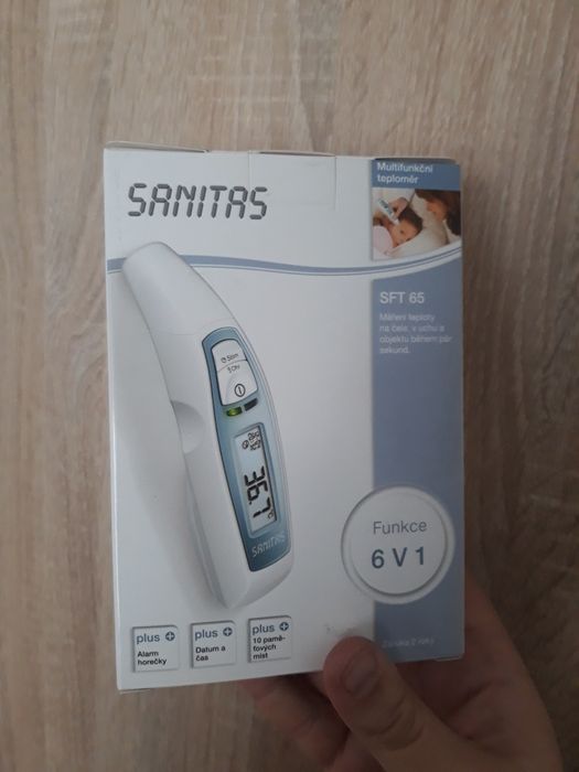 Termometru Multifunctional 6 in 1 Sanitas SFT 65 NOU, nefolosit, copii