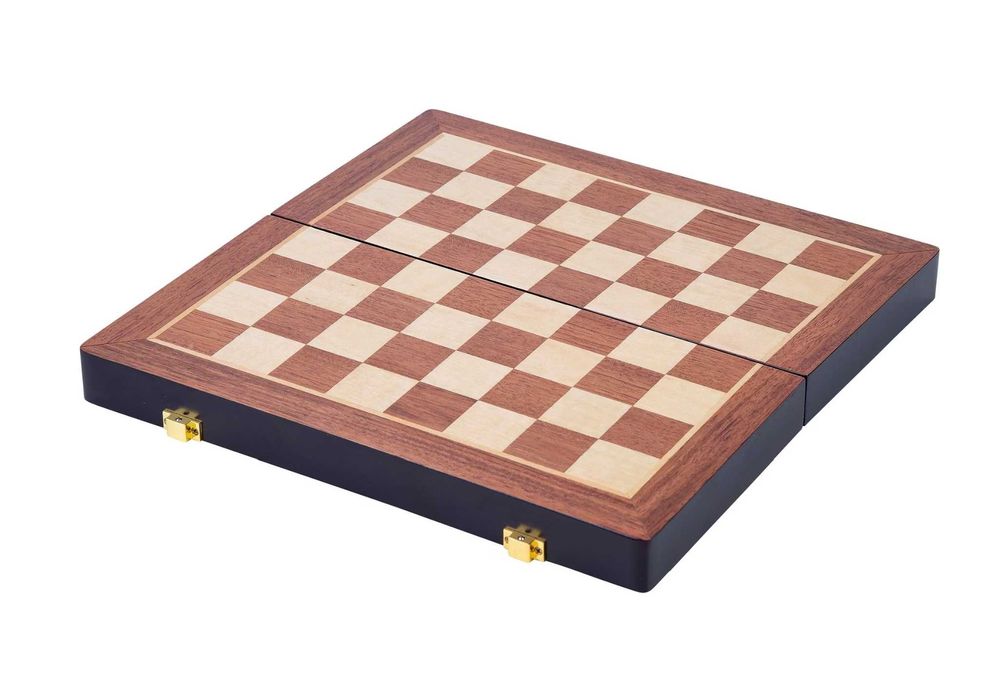 ЛУКСОЗЕН ДЪРВЕН МАГНИТЕН ШАХ 2в1 – ПЕРФЕКТЕН ПОДАРЪК | 39.5см.
