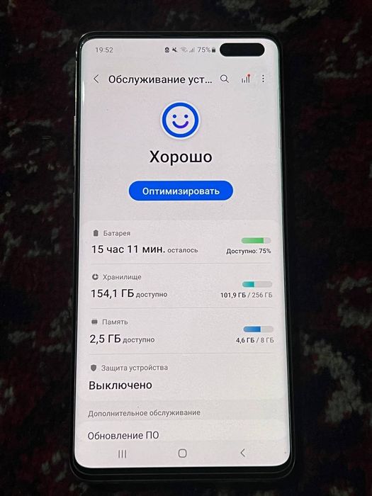 Samsung s 10 5g /256 gb xotira