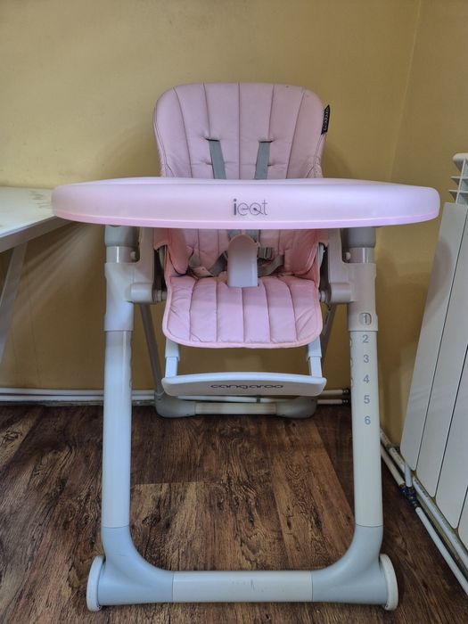 Детско Столче за хранене Cangaroo - I Eat, розово