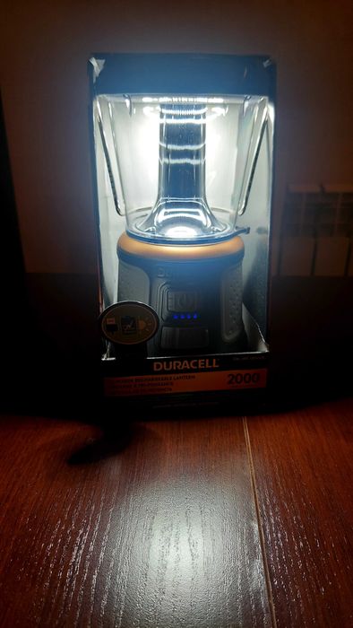 Lanterna Duracell tri-power rechargeble