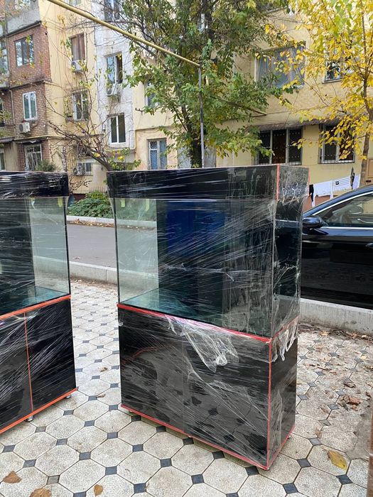 Аквариум с тумбой новый заватской