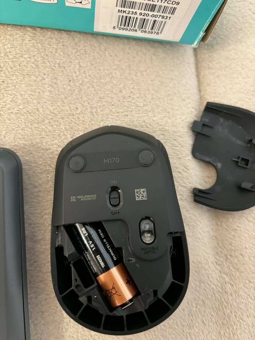 Kit tastatura si mouse wireless logitech MK235