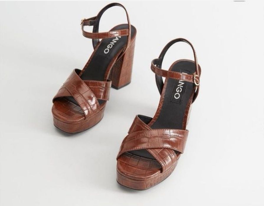 Сандали на платформа Mango/Манго