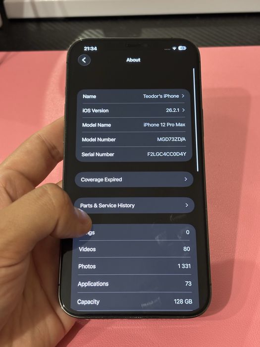 ПРОДАВАМ iPhone 12 Pro Max – 128 GB