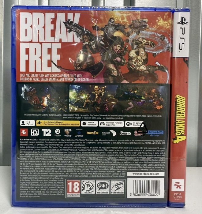 PS5 игра Borderlands 4 (Русская версия)