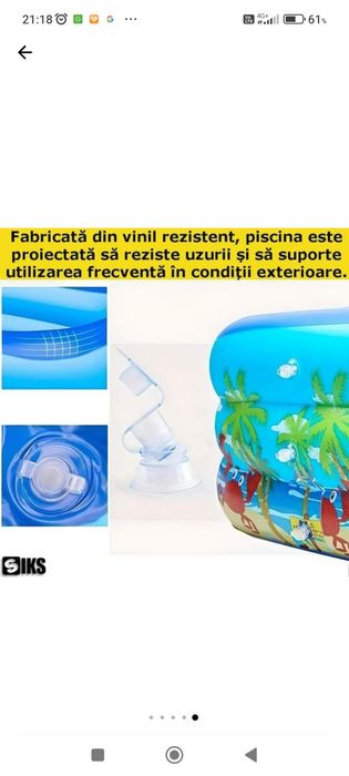 Piscina gonflabila noua