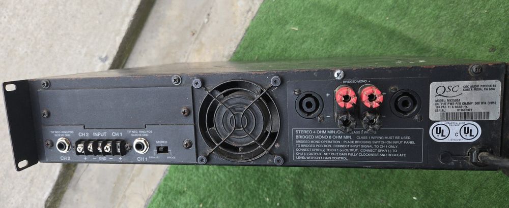 Vând amplificator profesional QSC MX 1500a 
Amplificator