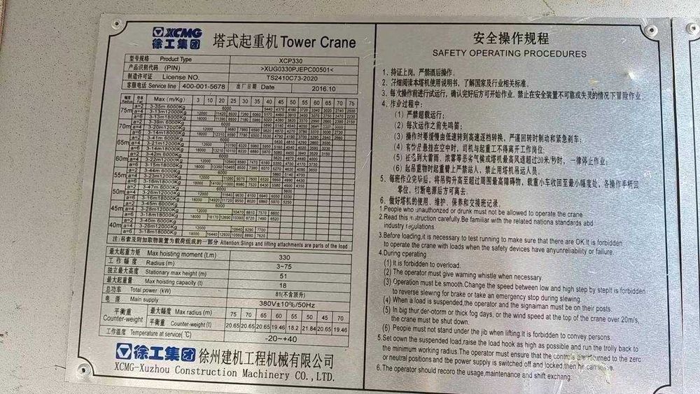 Аренда башенного крана