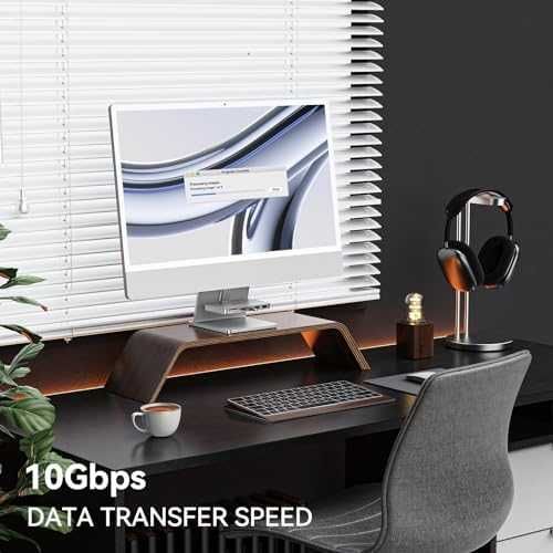 Нов iMac USB Адаптер Hub Поддържа 10Gbps 27 инча дисплей Хъб лаптоп