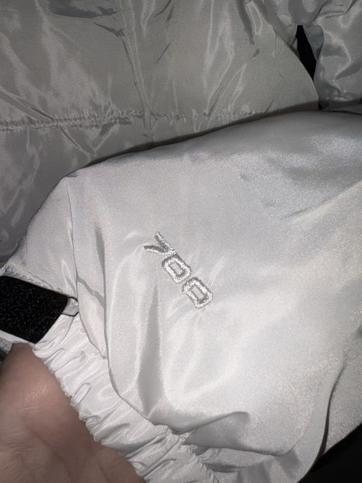 Geacă L The North Face alb albă negru neagră