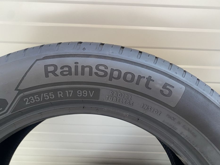 4бр летни гуми 235/55/17/Uniroyal the rain type/dot0622/6мм грайфер/