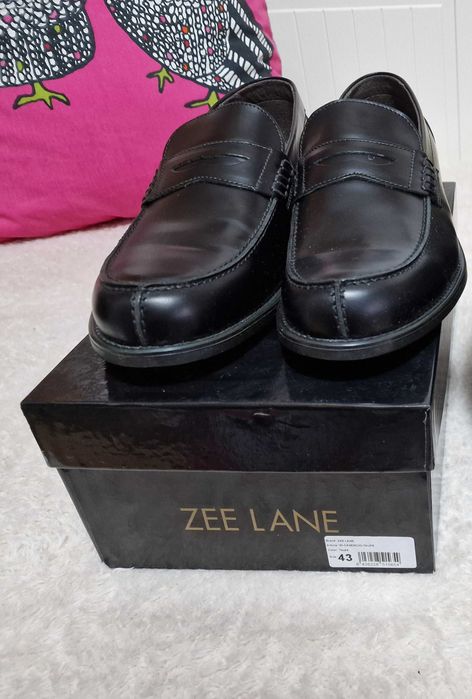 Pantofi Piele | Zee Lane | Barbati | 43 | Negru