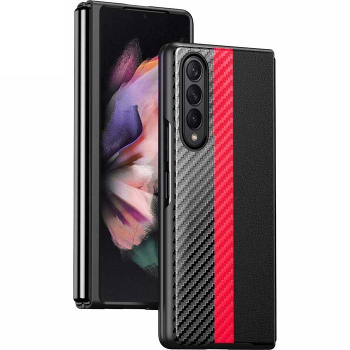 Husa premium +Folie ecran SAMSUNG Galaxy Z Fold2 5G Z Fold4 modele dif