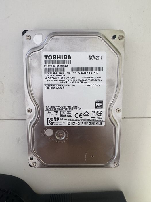 Жесткий диск 500гб TOSHIBA