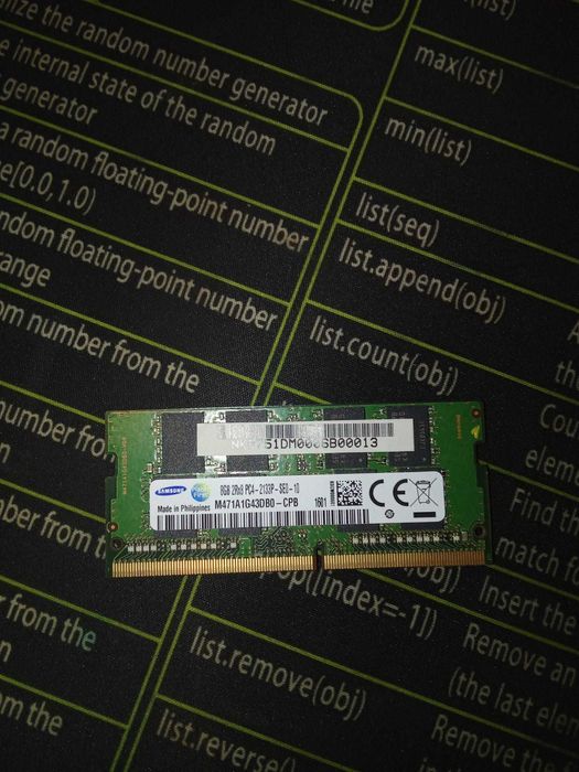 Memorie RAM Laptop Samsung 8GB DDR4 2133MHz SODIMM (1/2/4 module)
