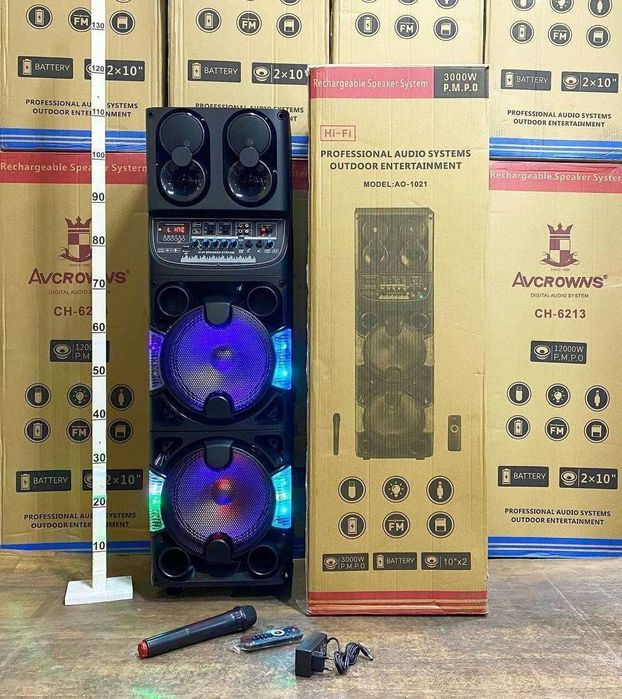 Колонка С микрафоным болшое Bluetooth USB FM всё есть с доставка
