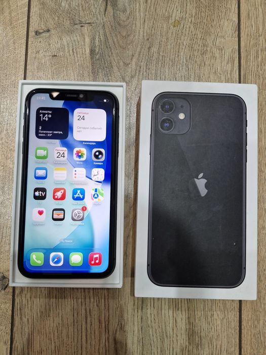 IPhone 11, 64 gb, в коробке за 69000 тг.