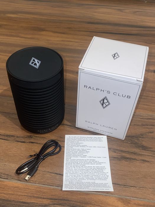 Boxă Portabilă Wireless Ralph Lauren - "Ralph's Club"