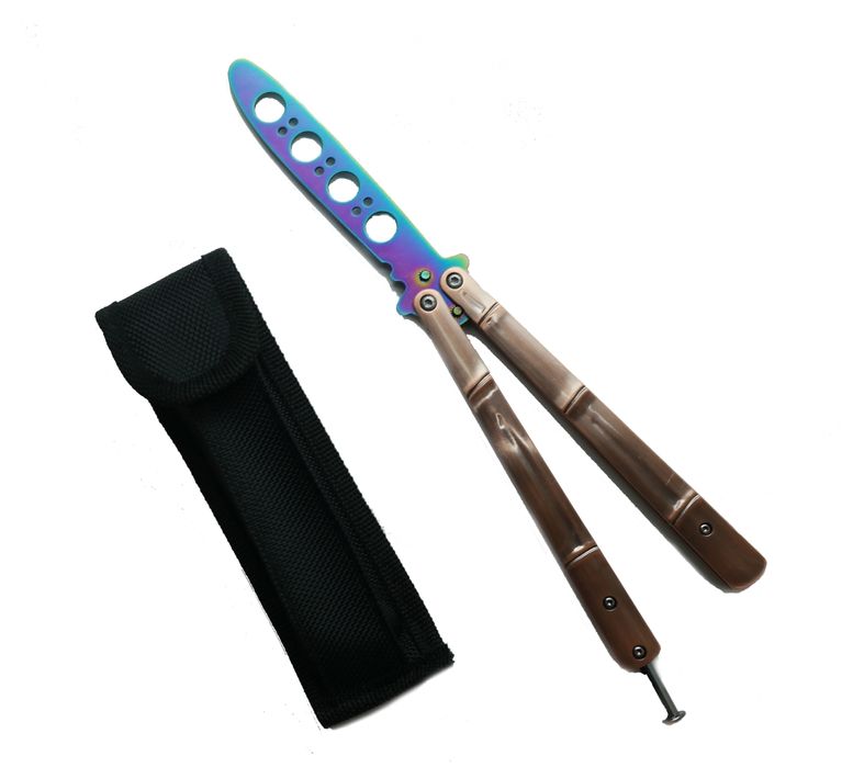 Briceag fluture rainbow, pentru antrenament 24 cm