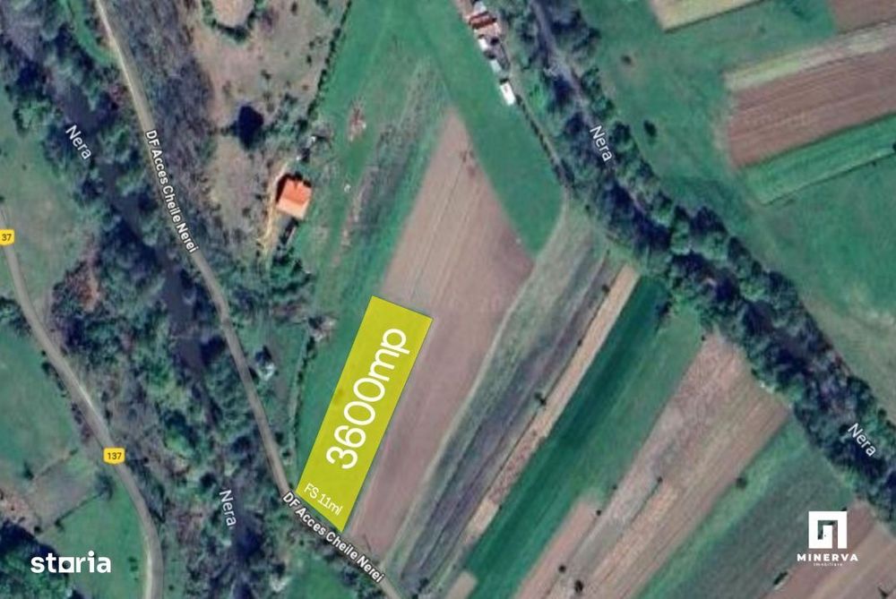 Teren 3600 mp Cheile Nerei – Peisaj de poveste! Oportunitate excelen