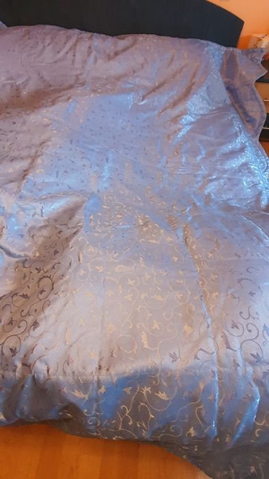 Cuvertura de pat bleu