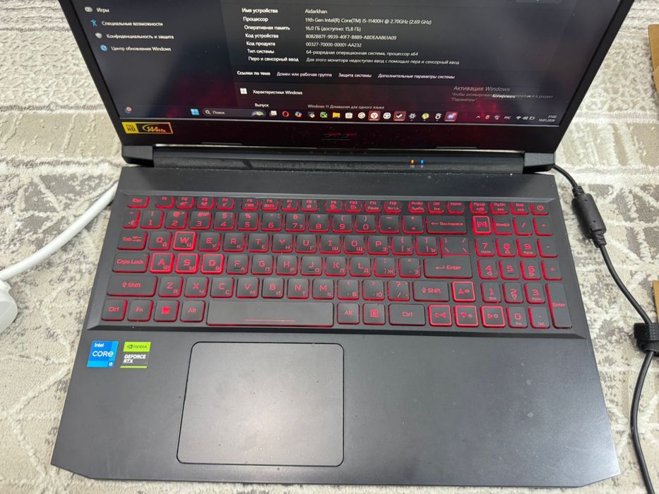 Игровой ноутбук Acer nitro 5